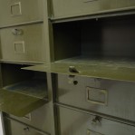 Vintage Metal “Strafor” Drop Flap Locker