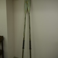 Pair of Painted Antique Oars