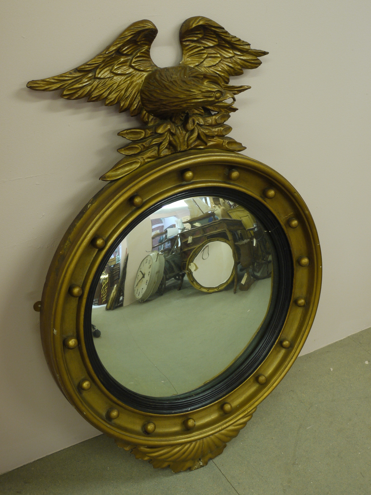 Large Eagle Convex Mirror