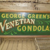 DECORATIVE FAIRGROUND SIGN