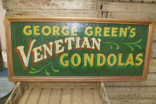 DECORATIVE FAIRGROUND SIGN