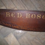 antique rowing boat ends wall plaque (ROSE )