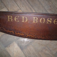 antique rowing boat ends wall plaque (ROSE )
