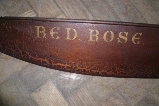 antique rowing boat ends wall plaque (ROSE )