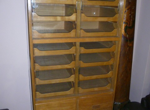 VINTAGE HABERDASHERY /SHIRT CUPBOARD