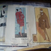 ART DECO FASHION WATERCOLOURS