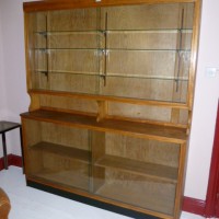 LARGE VINTAGE SHOP DISPLAY CABINET