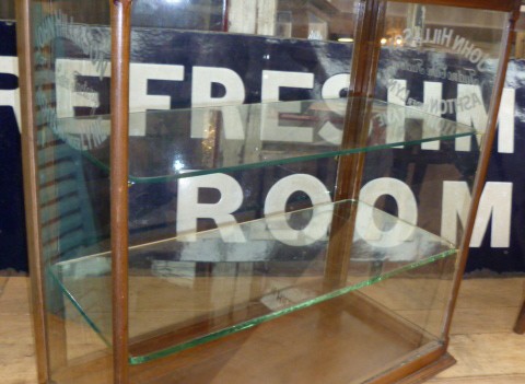 ANTIQUE ETCHED (HILLS CAKE )SHOP DISPLAY CABINET