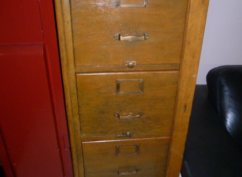 VINTAGE FILING CABINET