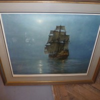 SIGNED PRINT BY MONTAGUE DAWSON “CRESENT MOON “