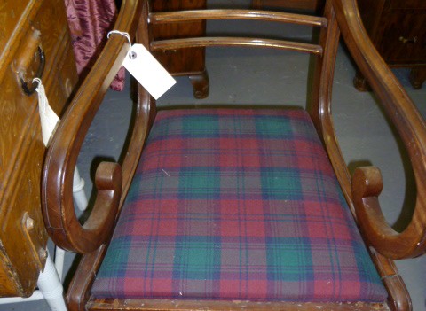 ANTIQUE REGENCY  CHAIR (FOR RESTORATION)