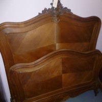 antique french louis xv style 4ft bed