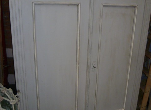 PAINTED PINE BREAKDOWN WARDROBE (LONG DRAWER)