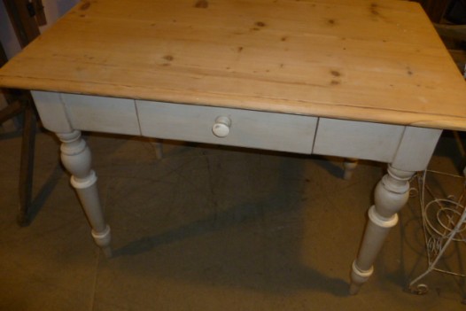 PAINTED PINE TABLE