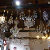 NEW ARRIVAL OF OVER 40 FRENCH ,ITALALIAN ANTIQUE AND VINTAGE CHANDALIERS !!