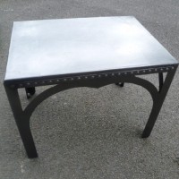 vintage galvanised tank coffee table