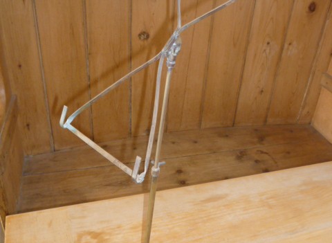 ANTIQUE BRASS SHOP DISPLAY SHIRT STAND