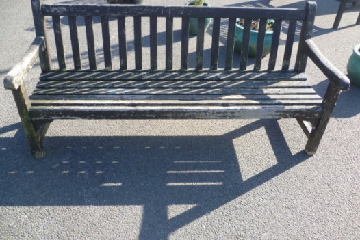 VINTAGE TEAK GARDEN BENCH