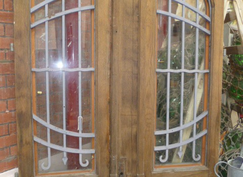 PAIR OF LARGE ANTIQUE FRENCH OAK DOORS