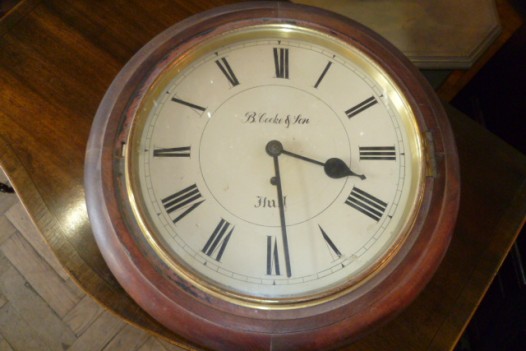 ANTIQUE WALL CLOCK (B.COOKE & SON HULL)