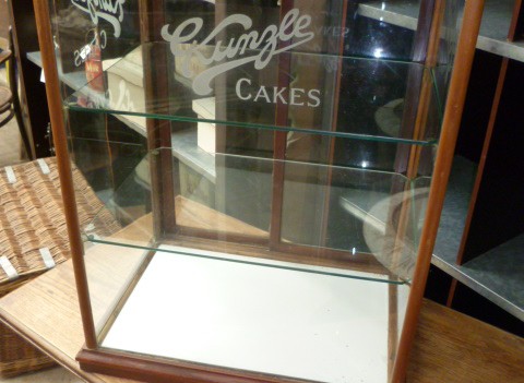 antique kunzle cake shop display cabinet (very rare model!!)