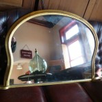 VICTORIAN GILT OVERMANTLE MIRROR