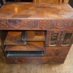 ANTIQUE INLAID CHINESE WORKBOX