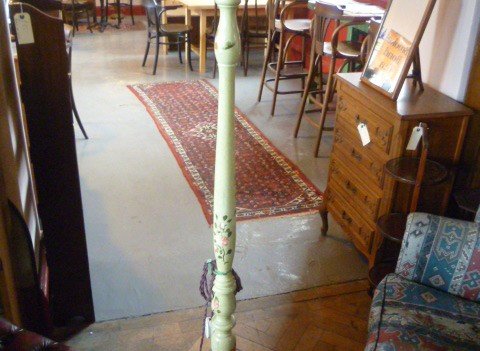 DECORATIVE PAINTED STANDARD LAMP