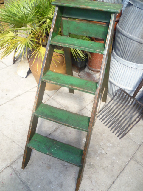 Vintage Painted Steps