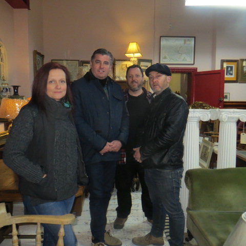 SALVAGE HUNTERS FILMED HERE WITH DREW PRITCHARD AND T LAST WEEK FOR NEW SERIES