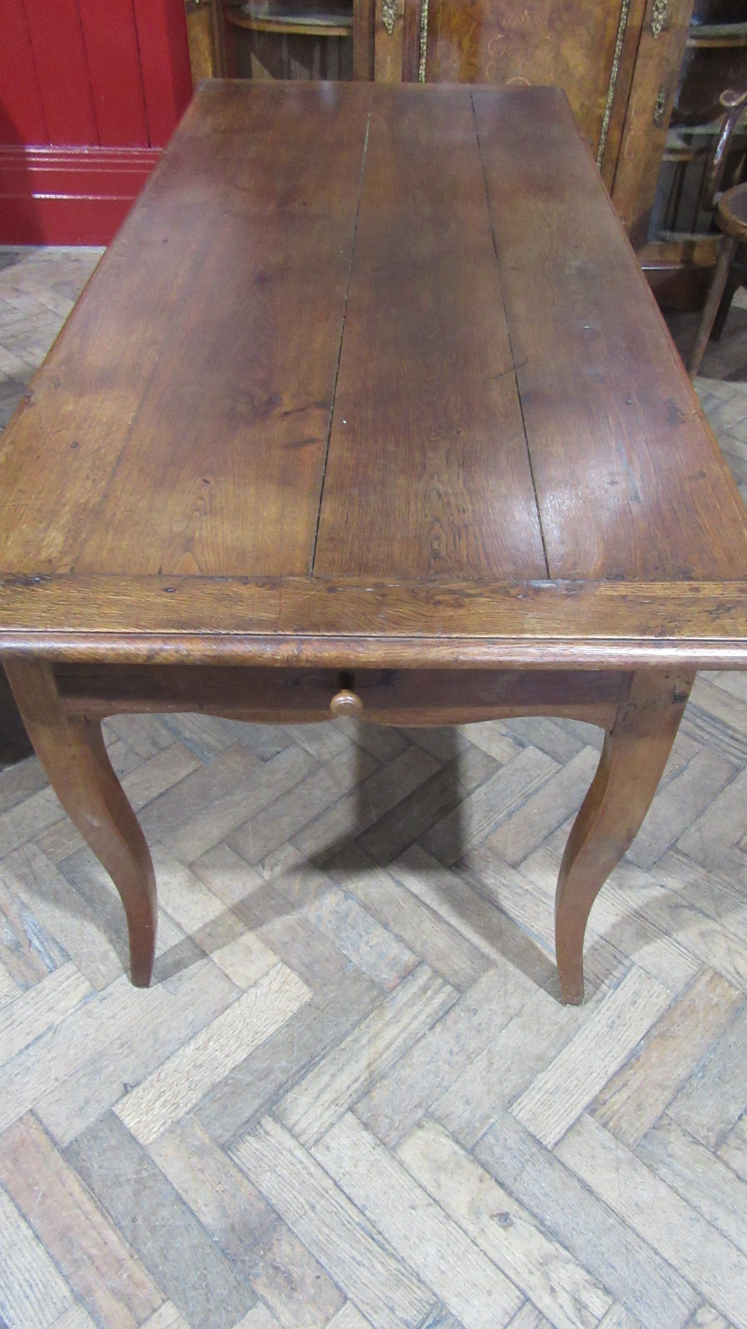 Antique French Country Oak Farmhouse Table Eras Of Style Antiques