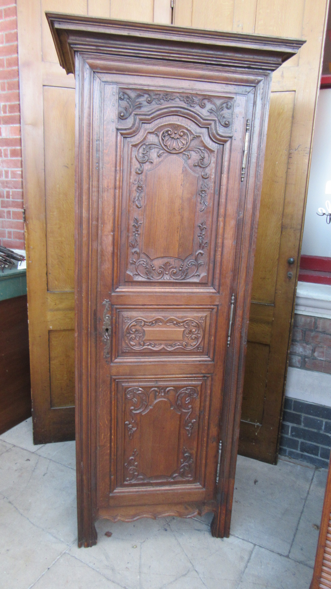 Antique French Carved Single Door Cupboard Eras Of Style