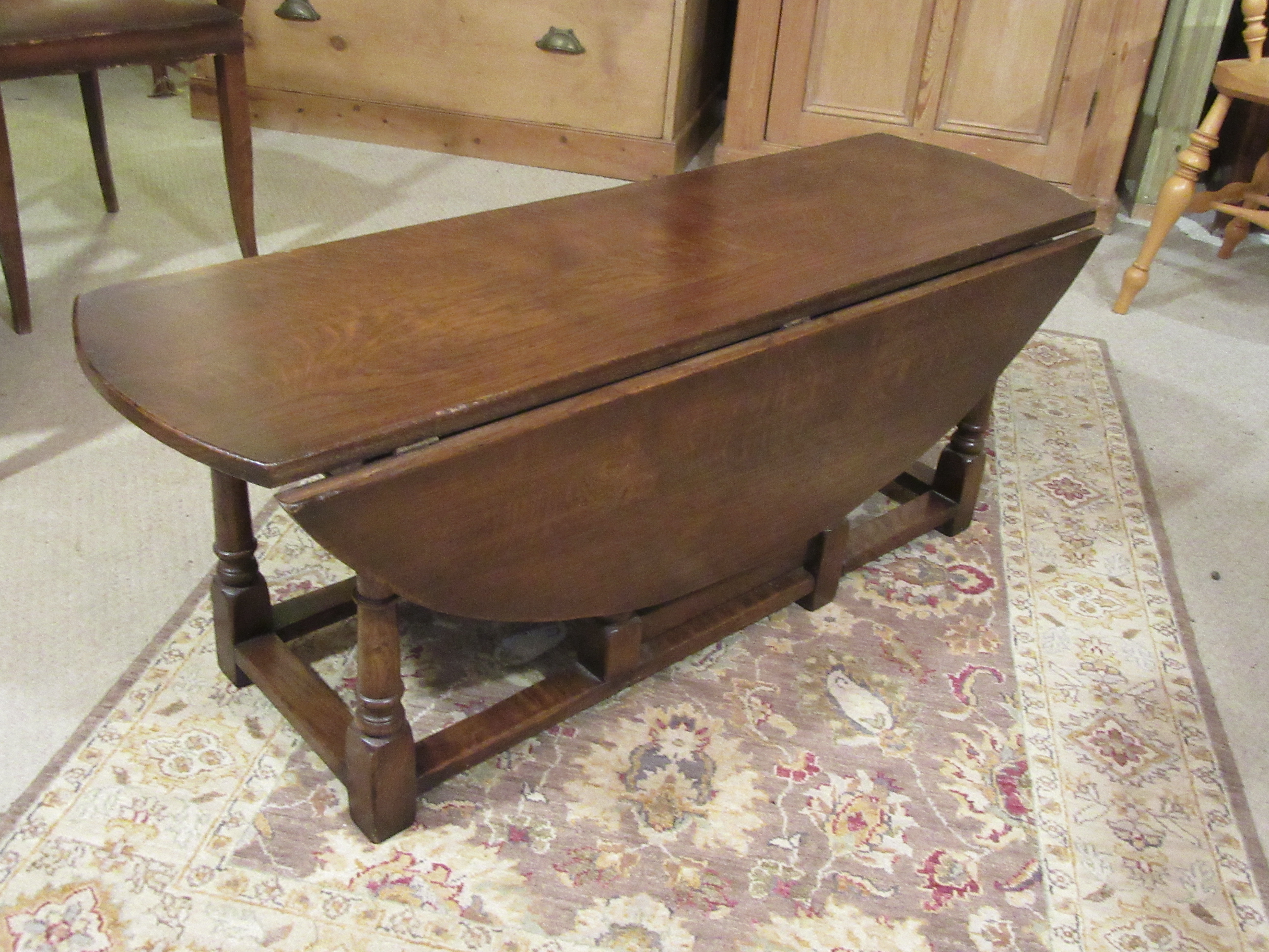 LARGE IPSWICH OAK COFFEE TABLE