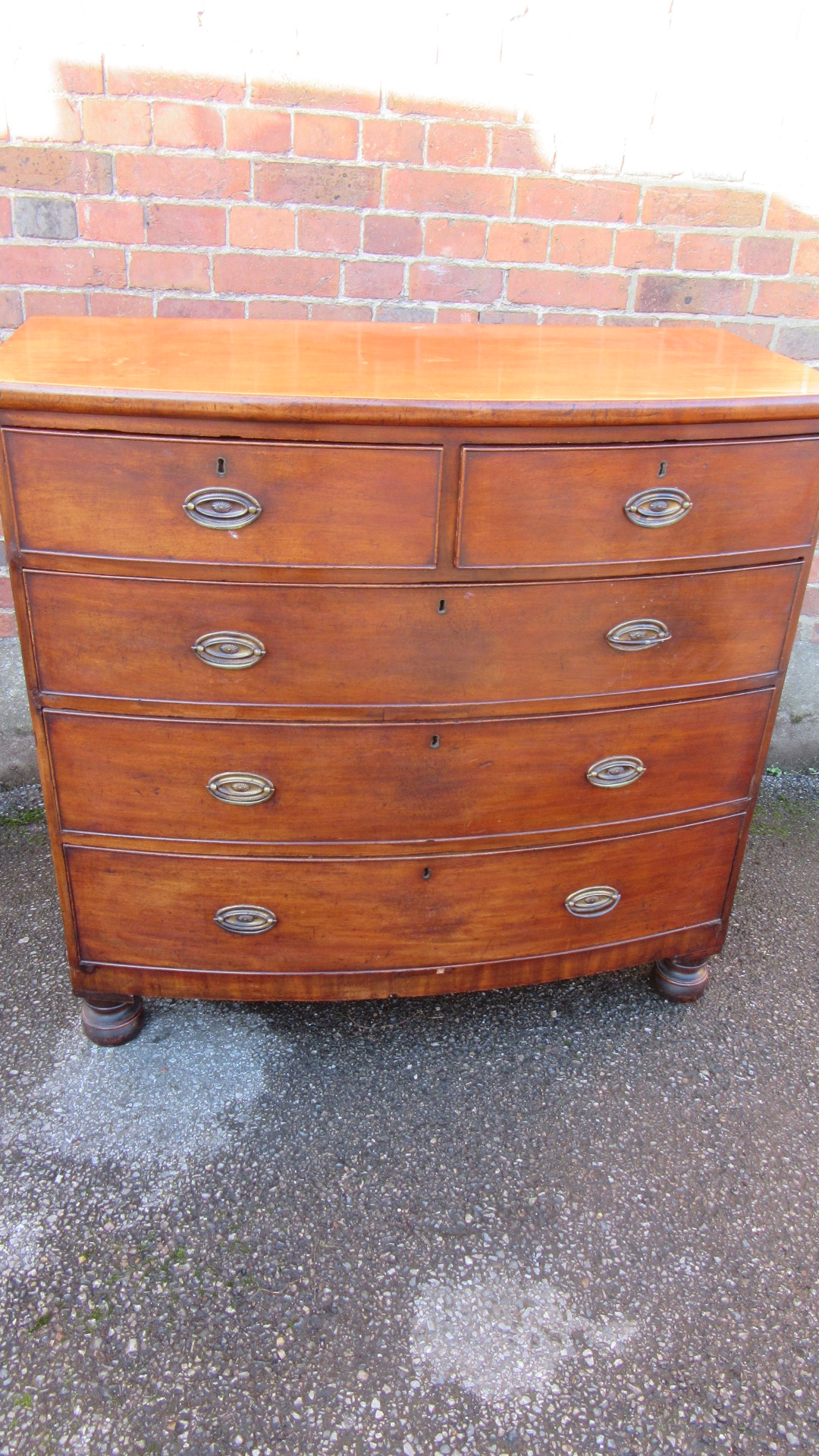 Antique Victorian Bow Front Chest Of Drawers Eras Of Style
